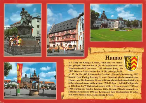 Hanau Mehrbildkarte ngl 194.852
