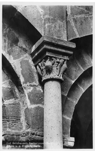 Bad Gelnhausen Barbarossa-Burg Säule ngl 194.880