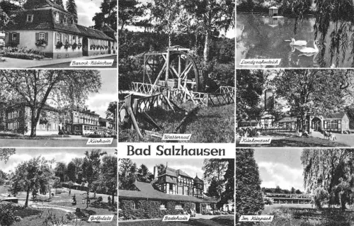 Bad Salzhausen Mehrbildkarte gl1964 194.927