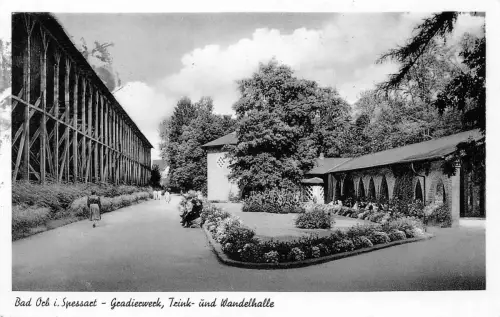 Bad Orb Gradierwerk Trink- und Wandelhalle gl1955 194.986