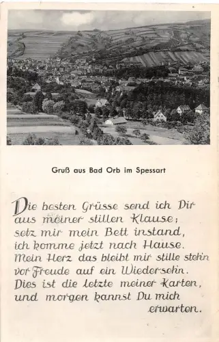 Bad Orb Panorama mit Spruch gl1952 195.000