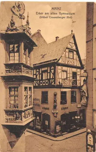 Mainz Erker am alten Gymnasium ngl 195.087
