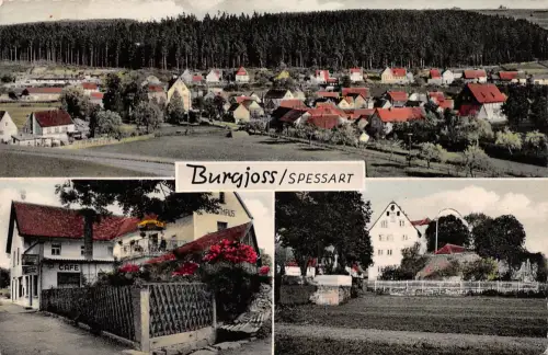 Burgjoss/Spessart Mehrbildkarte gl1961 195.067