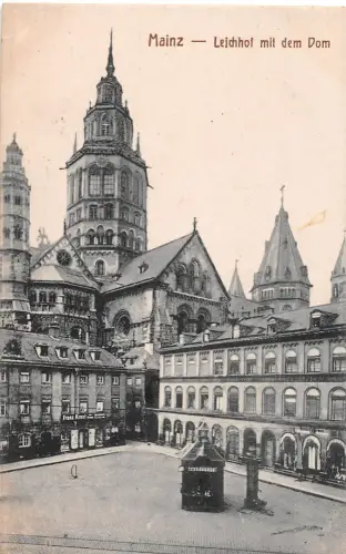 Mainz Leichhof mit dem Dom ngl 195.086
