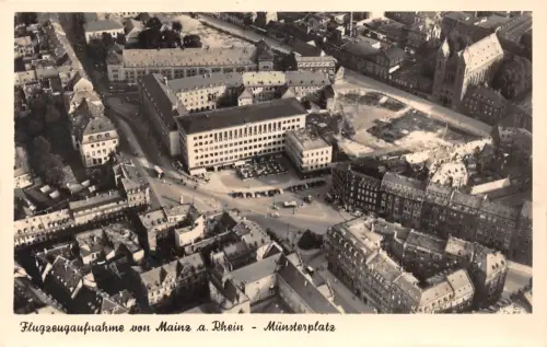 Mainz Münsterplatz Flugzeugaufnahme ngl 195.101