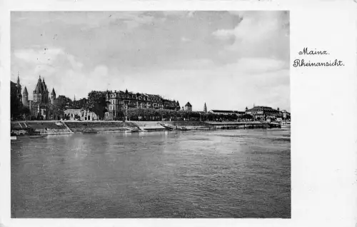 Mainz Rheinansicht gl1937 195.114
