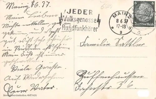 Mainz Rheinansicht gl1937 195.114