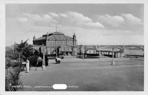 Mainz Stadthalle und Brücke gl 195.111
