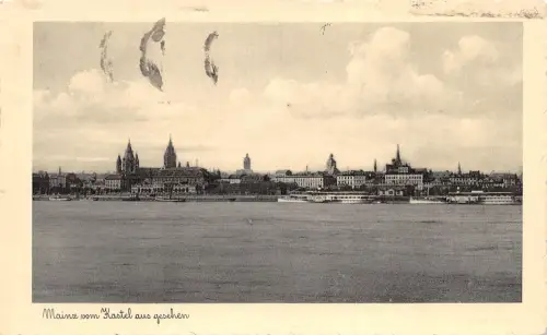 Mainz vom Kastel aus gesehen gl1935 195.134