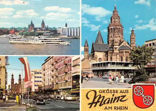 Mainz Mehrbildkarte gl 195.173
