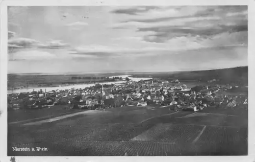 Nierstein am Rhein Panorama gl1930 195.204