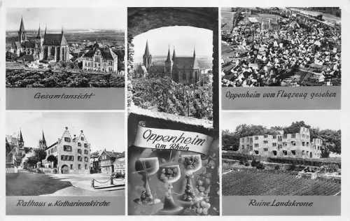 Oppenheim a. Rh. Mehrbildkarte ngl 195.197