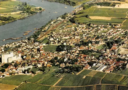 Nierstein am Rhein Luftbild gl1975 195.205