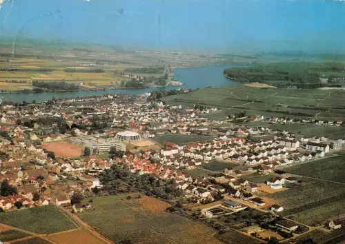 Nierstein am Rhein Luftbild gl1972 195.206