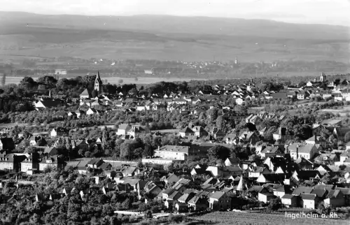 Ingelheim am Rhein Panorama gl1958 195.211