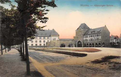 Worms Nibelungen-Schule gl1912 195.223
