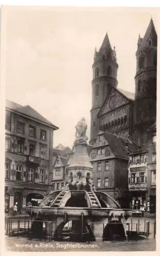 Worms a.Rh. Siegfriedbrunnen ngl 195.230