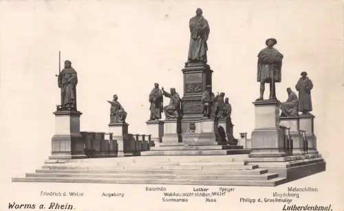 Worms a.Rh. Lutherdenkmal gl1933 195.242