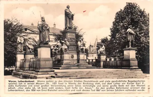 Worms a.Rh. Lutherdenkmal gl1939 195.243