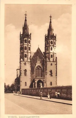Worms a.Rh. Liebfrauenkirche gl1917 195.262