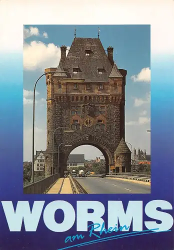 Worms a.Rh. Ernst-Ludwig-Brücke ngl 195.253