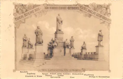 Worms a.Rh. Lutherdenkmal gl1915 195.244