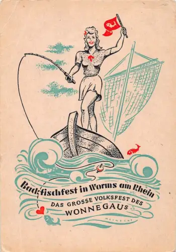 Worms a.Rh. Backfischfest gl1948 195.261