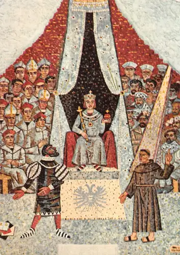 Worms a.Rh. Dreifaltigkeitskirche Natursteinmosaik ngl 195.266