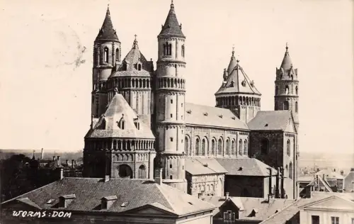 Worms a.Rh. Dom Fotokarte gl1932 195.271