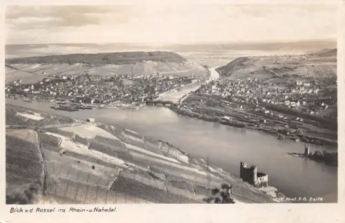 Bingen Blick von der Rössel gl1930 195.345