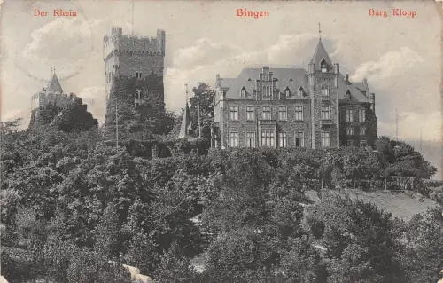 Bingen am Rhein Burg Klopp gl1909 195.354
