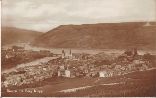 Bingen am Rhein mit Burg Klopp ngl 195.377