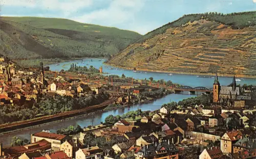 Bingen am Rhein Totalansicht gl1964 195.375