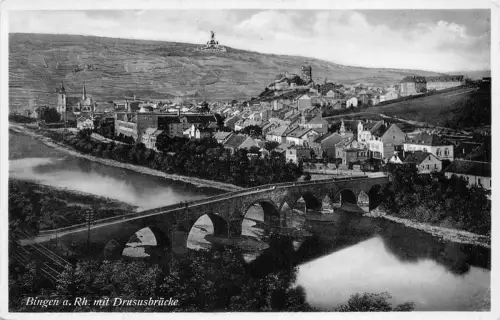 Bingen am Rhein Drususbrücke Nachporto gl1936 195.383