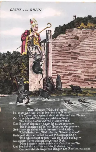 Bingen am Rhein Mäuseturm ngl 195.402