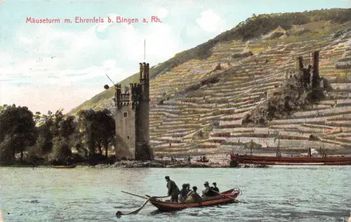 Bingen am Rhein Mäuseturm Ruine Ehrenfels gl1911 195.396