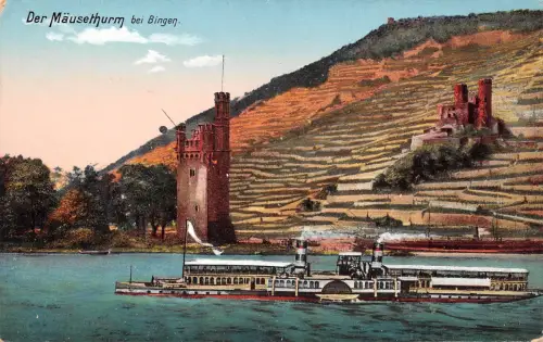 Bingen am Rhein Mäuseturm Ruine Ehrenfels ngl 195.398