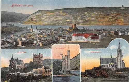 Bingen am Rhein Mehrbildkarte ngl 195.409