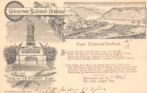 Bingen am Rhein Nationaldenkmal gl1896 195.422