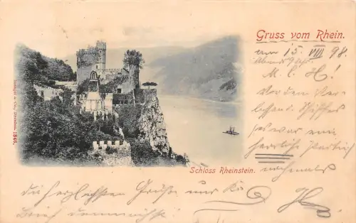 Bingen am Rhein Burg Rheinstein gl1898 195.418