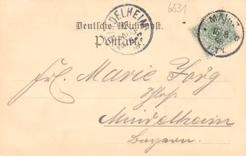 Bingen am Rhein Burg Rheinstein gl1898 195.418