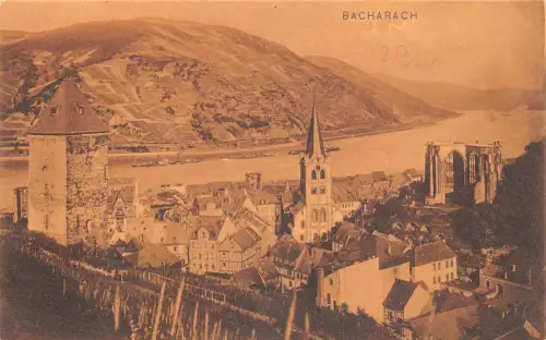 Bacharach am Rhein Panorama ngl 195.435