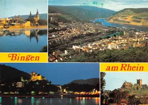 Bingen a. Rhein Mehrbildkarte ngl 195.449
