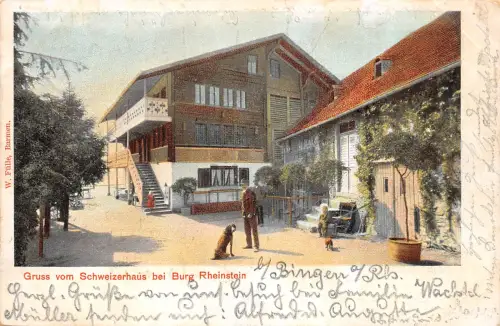 Burg Rheinstein Schweizerhaus gl1902 195.459