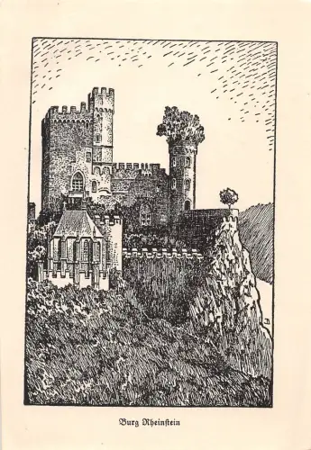 Burg Rheinstein Bild keine AK ngl 195.483