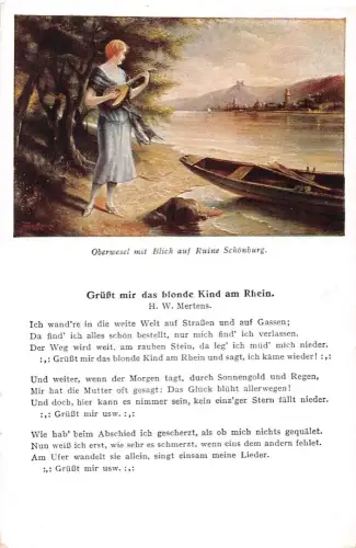 Oberwesel am Rhein mit Liedtext ngl 195.498