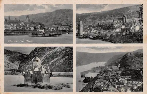 Oberwesel am Rhein Mehrbildkarte gl1941 195.496