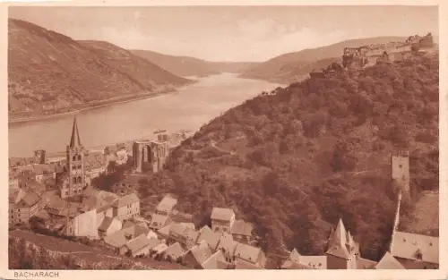 Bacharach am Rhein Panorama ngl 195.535