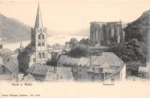 Bacharach am Rhein Panorama ngl 195.532
