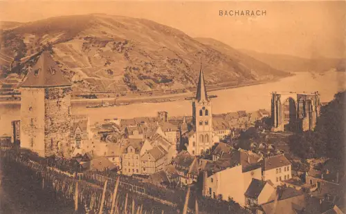 Bacharach am Rhein Panorama ngl 195.530
